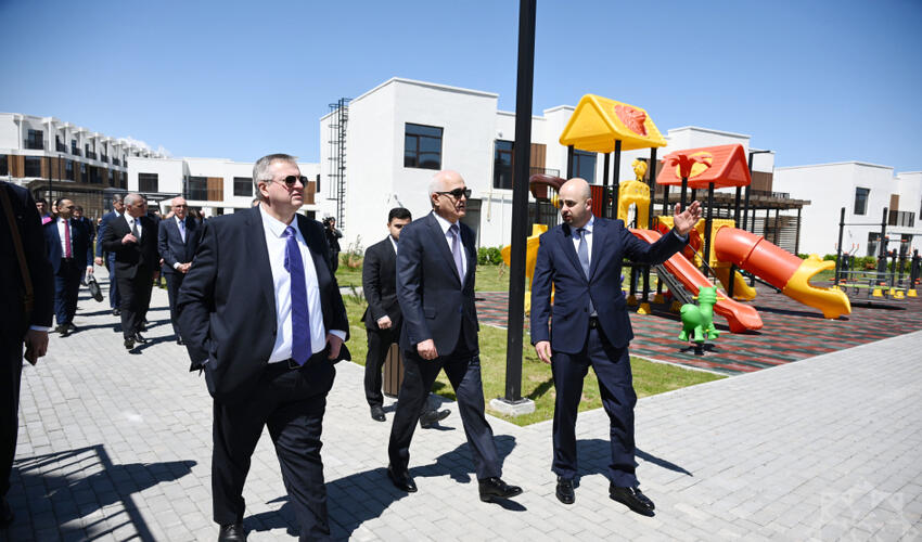 Azərbaycan və Rusiya rəsmiləri Zəngilan şəhərinə gəliblər