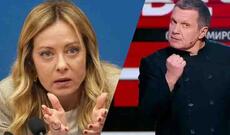 Corca Meloni Vladimir Solovyova onu efirdə pis sözlərlə söydüyünə görə  cavab verib