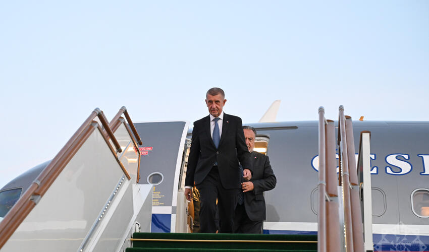 Çexiyanın Baş naziri Azərbaycana səfərə gəlib