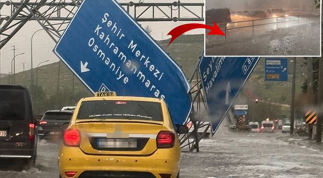 Qaziantepdə güclü yağış həyatı iflic edib