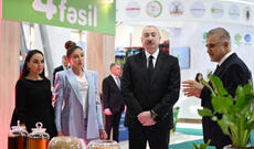 Prezident İlham Əliyev 19-cu “Caspian Agro Week” və 31-ci “InterFood Azerbaijan” sərgiləri ilə tanış olub
