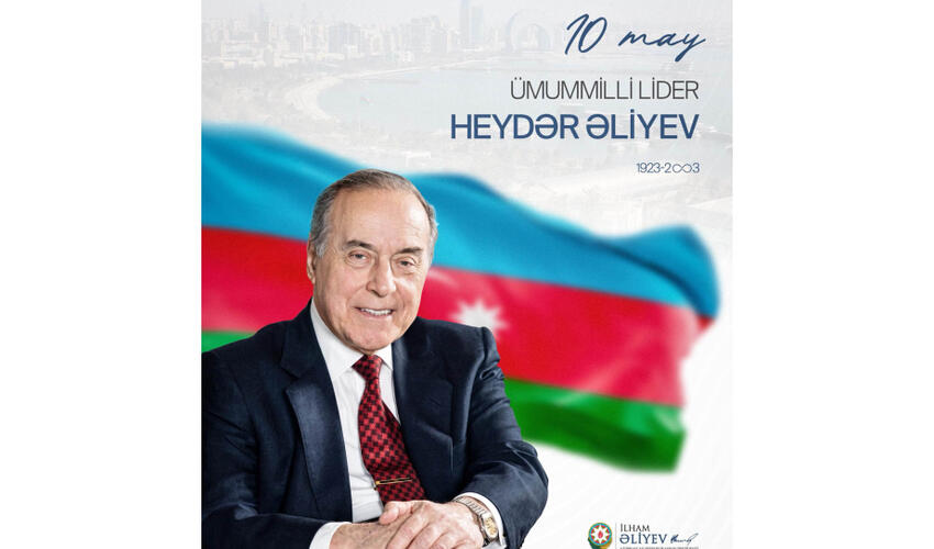 Prezident İlham Əliyev Ümummilli Lider Heydər Əliyevin 103-cü ildönümü ilə bağlı paylaşım edib