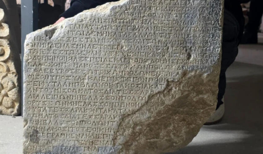 Türkiyədə üzüm və incir yetişdirilməsi ilə bağlı unikal antik yazı tapılıb