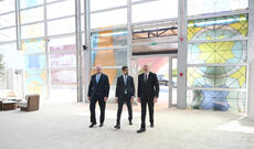 Prezident İlham Əliyev Bakı Olimpiya Stadionunun ərazisində WUF13 ilə bağlı görülən işlərlə tanış olub