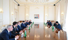 Prezident İlham Əliyev Slovakiya Milli Şurası sədrinin başçılıq etdiyi nümayəndə heyətini qəbul edib