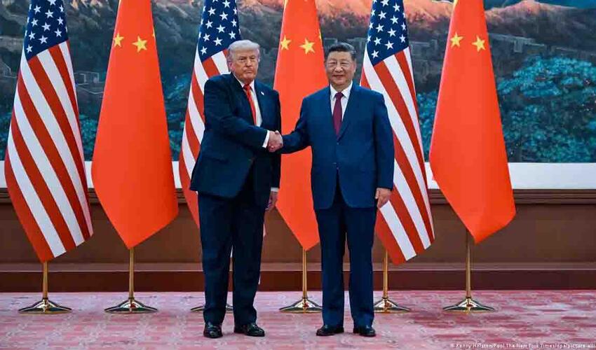 Donald Tramp və Si Cinpin Pekində görüşüblər