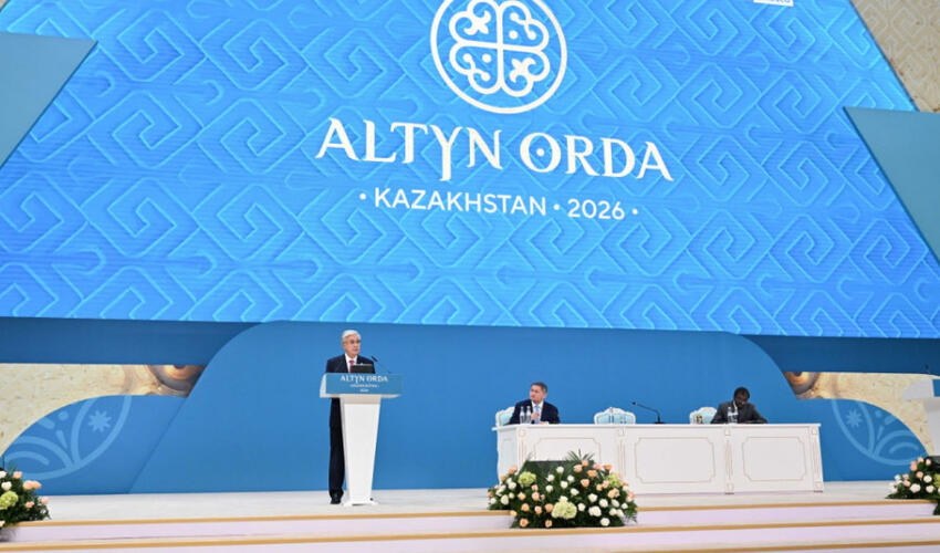 Astanada "Qızıl Orda" Beynəlxalq Simpoziumu öz işinə başlayıb