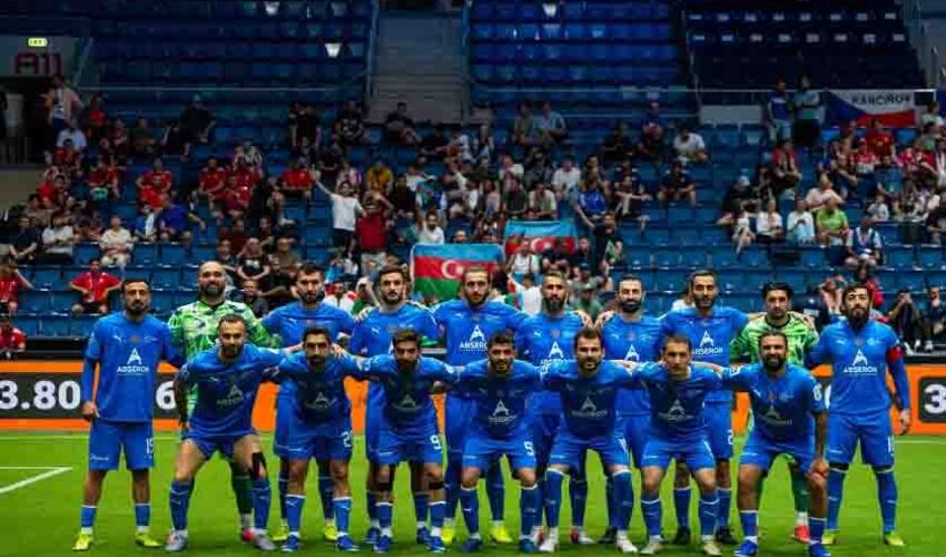 Azərbaycanın minifutbol üzrə milli komandası Avropa çempionatının yarımfinalına yüksəlib