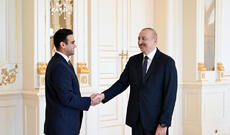Prezident İlham Əliyev ABŞ Konqresinin Nümayəndələr Palatasının üzvünü qəbul edib