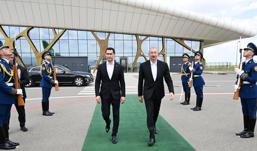 Türkmənistan Prezidenti Sərdar Berdiməhəmmədovun Azərbaycana dövlət səfəri başa çatıb