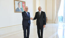 Prezident İlham Əliyev Türkiyə Böyük Millət Məclisi sədrinin rəhbərlik etdiyi nümayəndə heyətini qəbul edib
