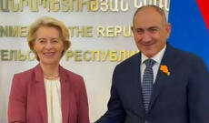 Ursula fon der Leyen Bakıdan Yerevana gəlib