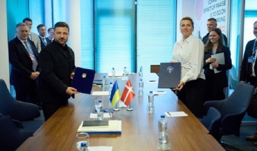 Ukrayna Danimarka ilə dron sazişi imzalayıb