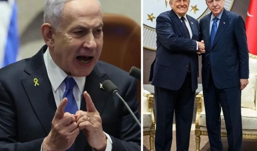 Benyamin  Netanyahu  Donald Trampa Türkiyə Prezidenti Rəcəb Tayyib Ərdoğandan şikayət edib