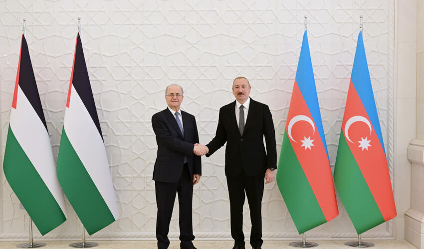 Prezident İlham Əliyev Fələstinin Baş nazirini qəbul edib