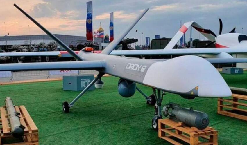 Ukrayna əsgərləri nadir bir Rusiya Orion pilotsuz təyyarəsini məhv etdilər
