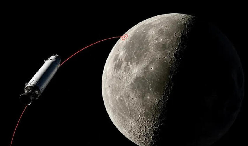NASA "Falcon 9" raketinin pilləsinin Aya düşdüyünü təsdiqləyib