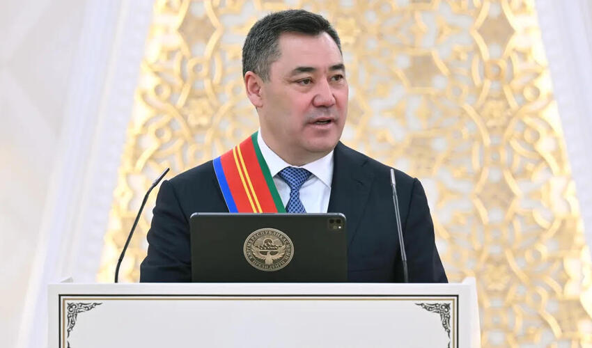Sadır Japarov ikinci prezidentlik müddətinə namizədliyini irəli sürəcəyini açıqlayıb