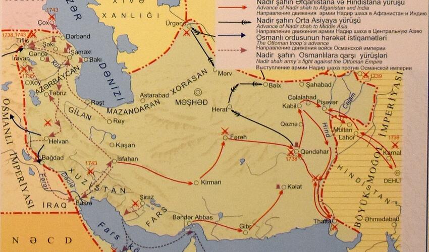 Azərbaycan tarixinin ən böyük imperiyasının xəritəsi