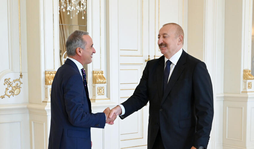 Prezident İlham Əliyev ATƏT Parlament Assambleyasının prezidentini qəbul edib