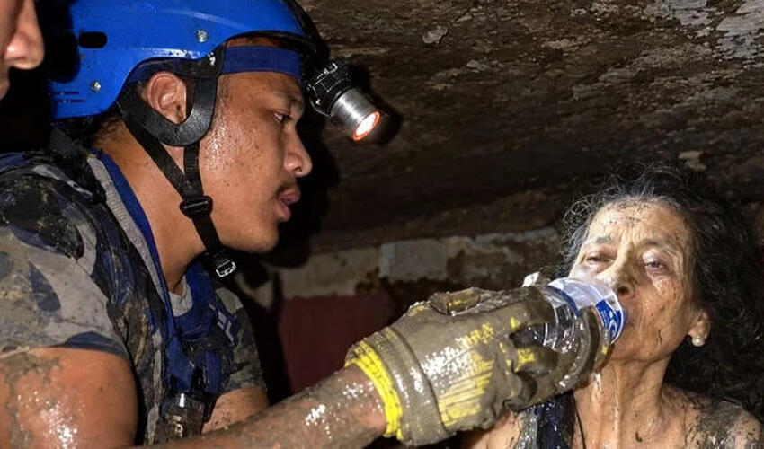 Nepalda bir qadın 10 gündən sonra sağ tapılıb