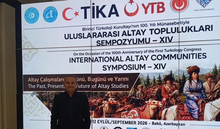 Bakı şəhərində Birinci Türkoloji Qurultayın 100 illiyinə həsr olunmuş XIV Beynəlxalq Altay topluluqları simpoziumu keçirilib
