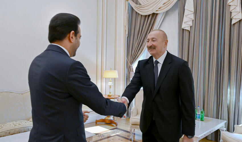 Prezident İlham Əliyev Müsəlman Ağsaqqalları Şurasının baş katibini qəbul edib