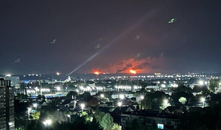 Rusiyada neft emalı və təyyarə zavodu dron hücumuna məruz qalıb, hər iki müəssisədə yanğın başlayıb