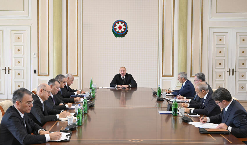 Prezident İlham Əliyevin sədrliyi ilə dağ-mədən və metallurgiya sənayesinin inkişafına dair Dövlət Proqramına həsr olunmuş müşavirə keçirilib