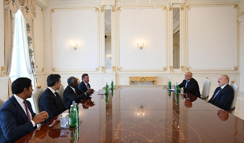 Prezident İlham Əliyev “Global Infrastructure Partners” şirkətinin rəhbərini qəbul edib