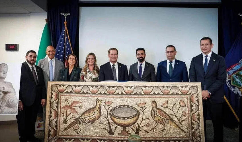 ABŞ Suriyaya ümumi dəyəri 5 milyon dollardan çox olan 36 qədim artefaktı qaytarıb