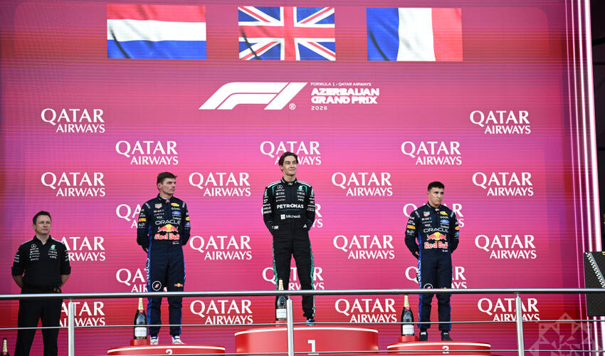 Bakıda keçirilən Formula 1 Azərbaycan Qran-Prisinin qalibi “Mercedes”in britaniyalı pilotu Corc Rassell olub