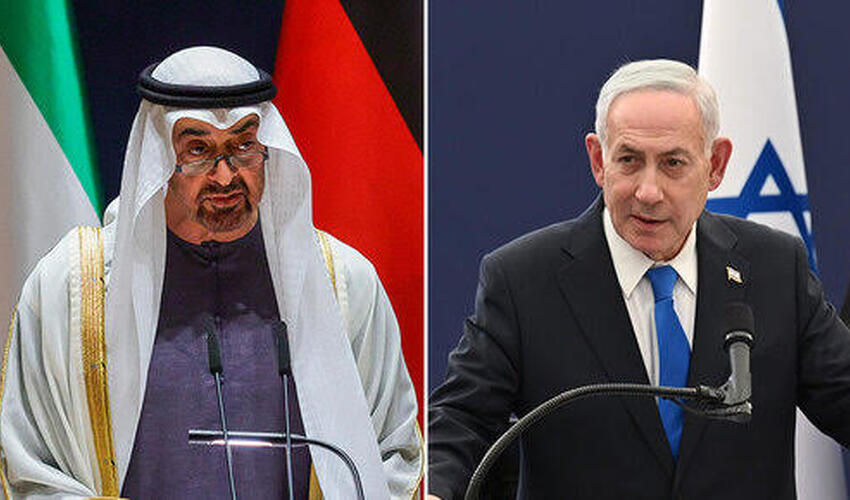 Netanyahu BƏƏ-yə gizli səfər edib və ölkə prezidenti ilə görüşüb