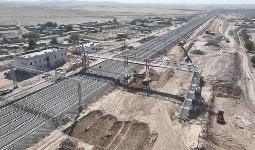 Qazaxıstan ilin sonuna qədər Özbəkistana yeni dəmir yolunun çəkilməsini başa çatdırmağı planlaşdırır