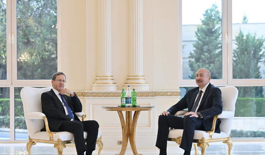 Prezident İlham Əliyevin İsrail Prezidenti ilə görüşü olub