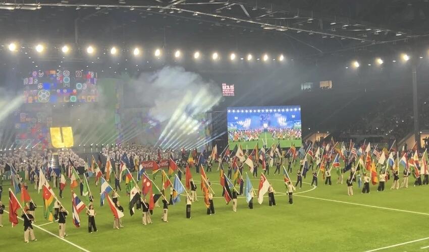 Bakıda 15 yaşadək futbolçular arasında dünya çempionatı və festivalının açılış mərasimi keçirilib