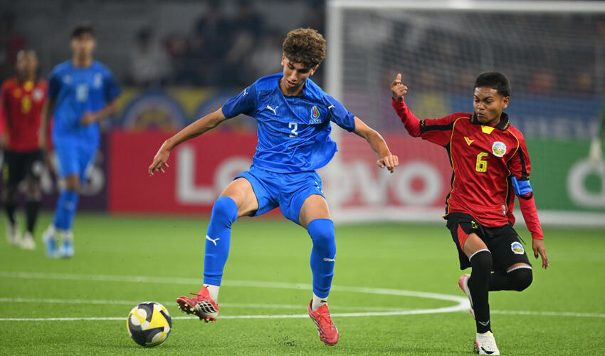 Futbol üzrə Azərbaycan millisi dünya çempionatına qələbə ilə başlayıb