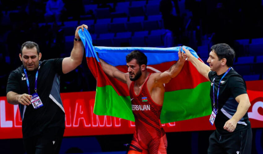 Azərbaycan Astanada daha bir qızıl medal qazandı, bu dəfə Sanan Süleymaov dünya çempionu sevincini yaşadı