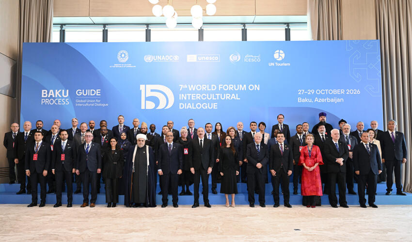 Bakıda VII Ümumdünya Mədəniyyətlərarası Dialoq Forumu 
işə başlayıb
Prezident İlham Əliyev Forumun açılış mərasimində iştirak edib