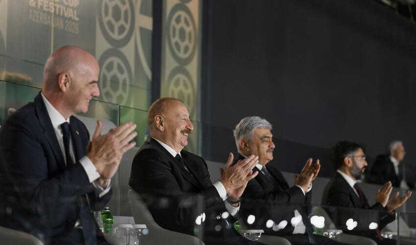 Prezident İlham Əliyev “FIFA U-15 World Cup and Festival”ın final matçını izləyib, mükafatlandırma mərasimində iştirak edib