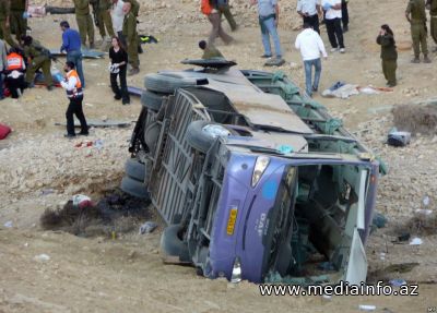 Avtobus qəzası: 9 nəfər ölüb, 30 nəfər yaralanıb
