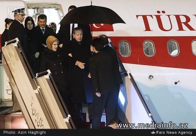 Böyük səfər başladı: Rəcəp Tayyib Ərdoğan İranda!