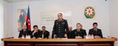 Hərbi Prokurorluqda geniş kollegiya iclası