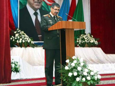 Silahlı Qüvvələrin TTM-də Heydər Əliyevin anadan olmasının 91-ci ildönümü qeyd olunub