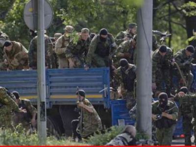 Donetskdə qanlı döyüşlər gedir