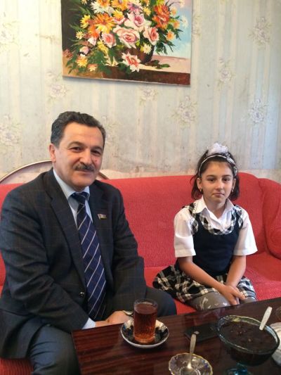 Millət vəkili Şahbaz Quliyevin ailəsinə baş çəkdi - FOTO