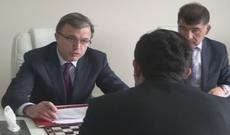 Hüseyn Bağırov Oğuzda vətəndaşları qəbul edib