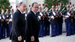Parisdə Fransa və Rusiya prezidentləri görüşür