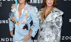 Ünlü aktrisanın oğlu qala gecəyə qadın qiyafətində gəldi - FOTO