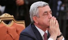 Terrorçu Sarkisyan terror qurbanlarına "başsağlığı verdi"